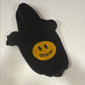drew house Black and Yellow Dog Hoodie